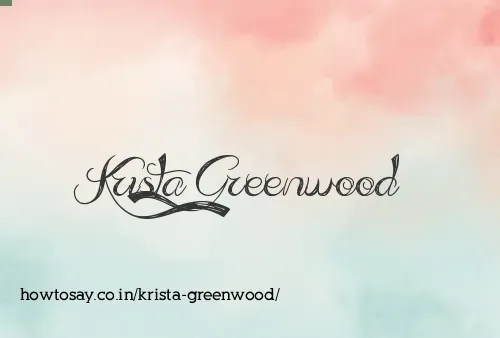 Krista Greenwood