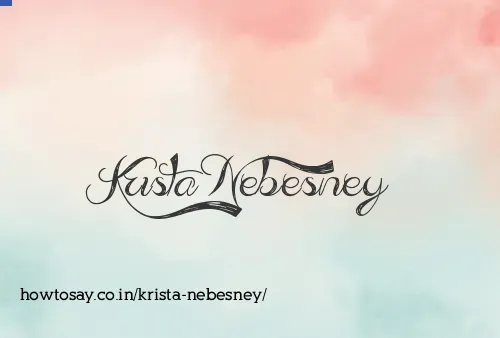 Krista Nebesney