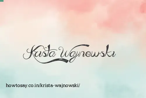Krista Wajnowski