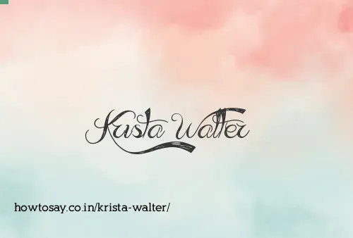 Krista Walter