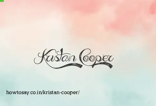 Kristan Cooper