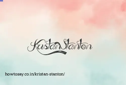 Kristan Stanton