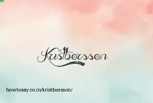 Kristborsson