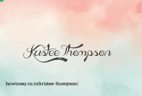 Kristee Thompson