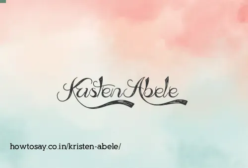 Kristen Abele