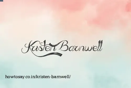 Kristen Barnwell