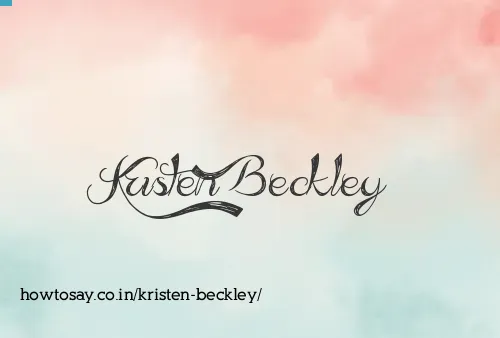 Kristen Beckley