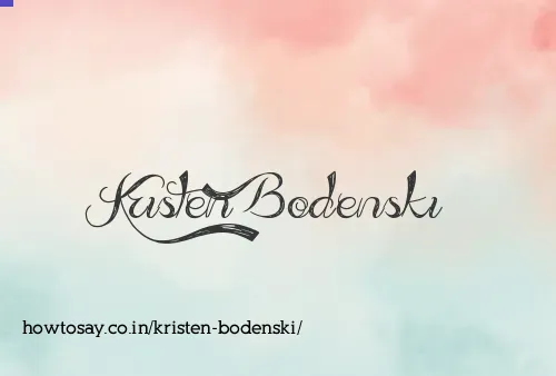 Kristen Bodenski