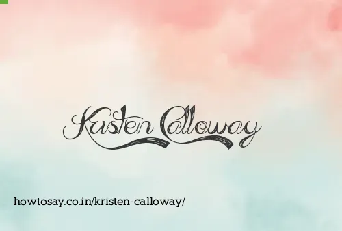 Kristen Calloway