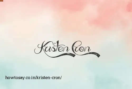 Kristen Cron