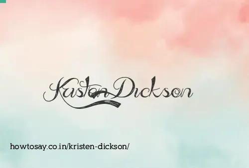 Kristen Dickson