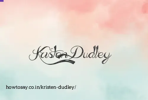 Kristen Dudley