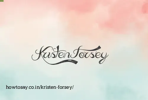 Kristen Forsey