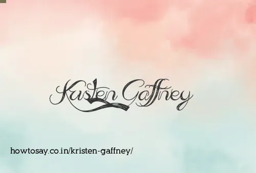 Kristen Gaffney