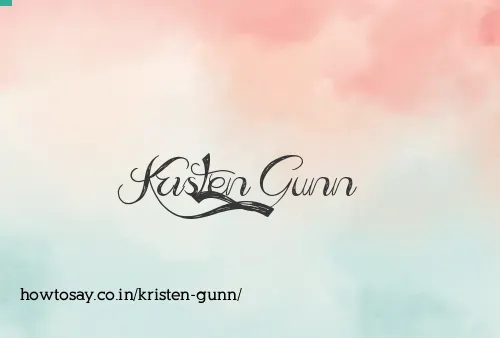 Kristen Gunn