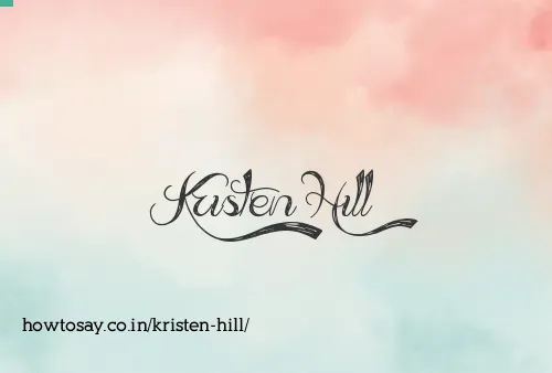 Kristen Hill