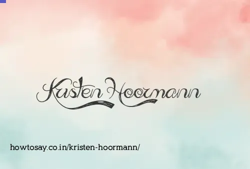 Kristen Hoormann