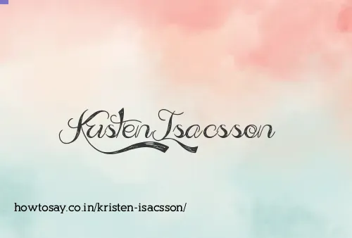 Kristen Isacsson