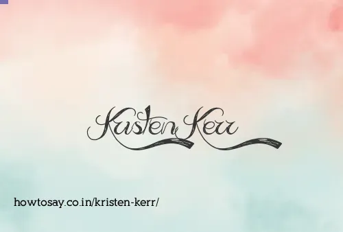 Kristen Kerr