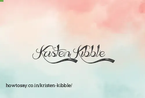 Kristen Kibble