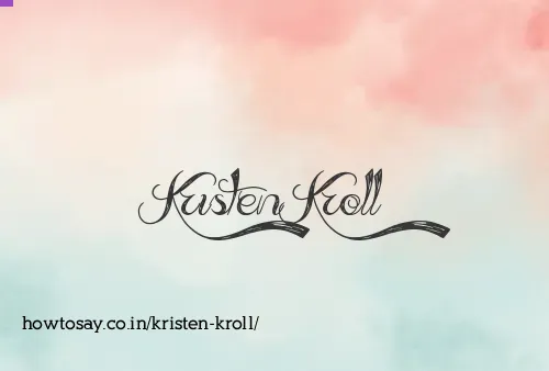 Kristen Kroll