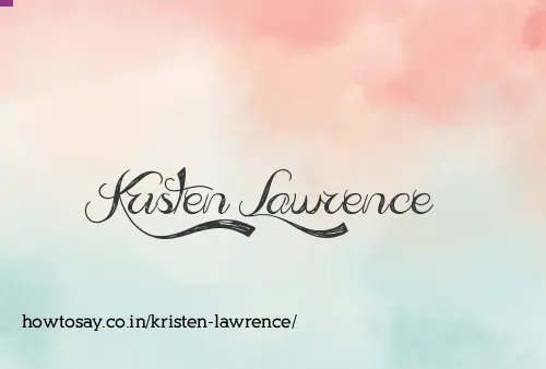 Kristen Lawrence