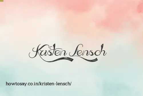 Kristen Lensch