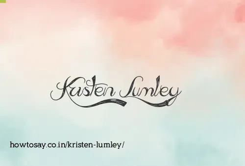 Kristen Lumley