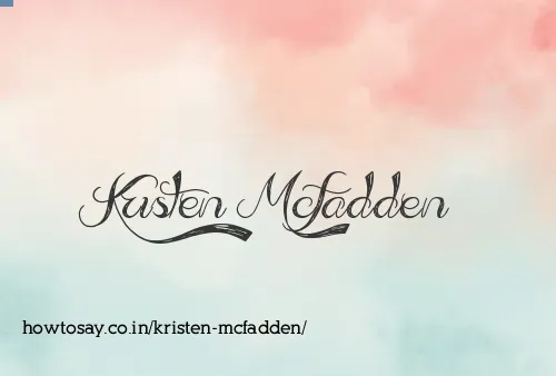 Kristen Mcfadden