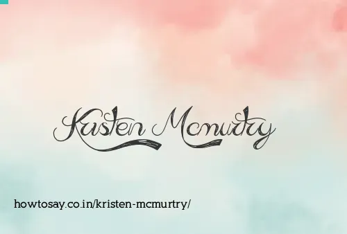 Kristen Mcmurtry