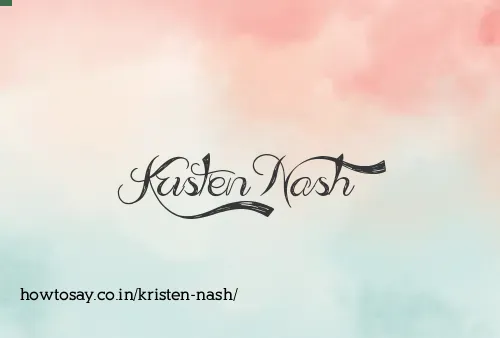 Kristen Nash