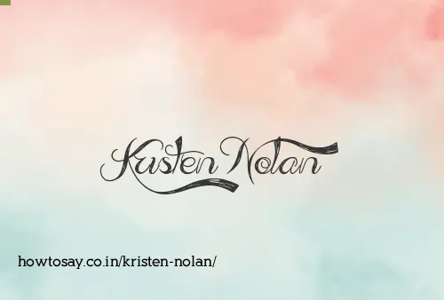 Kristen Nolan
