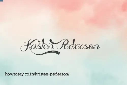 Kristen Pederson