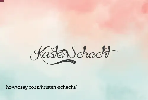 Kristen Schacht