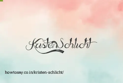 Kristen Schlicht