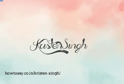 Kristen Singh