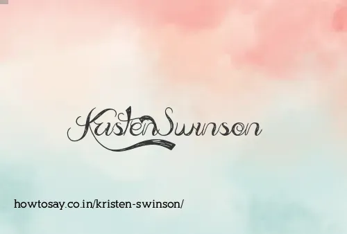 Kristen Swinson