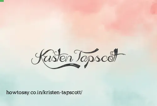Kristen Tapscott