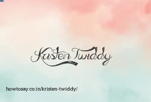 Kristen Twiddy