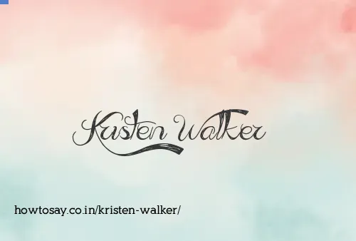 Kristen Walker