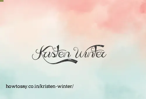 Kristen Winter