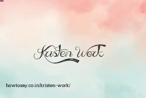 Kristen Work