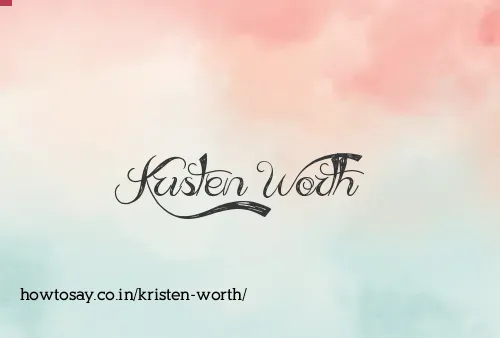 Kristen Worth