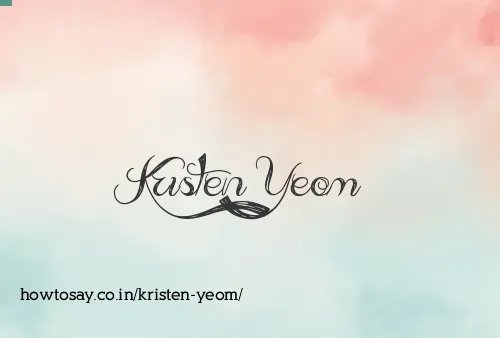 Kristen Yeom