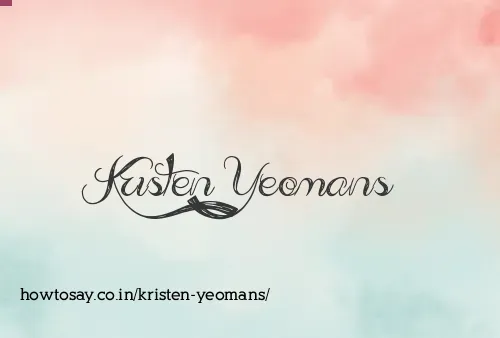 Kristen Yeomans