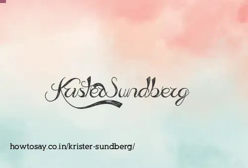 Krister Sundberg