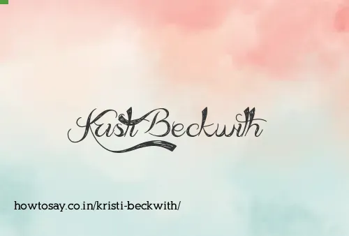 Kristi Beckwith