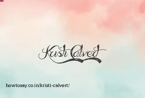 Kristi Calvert