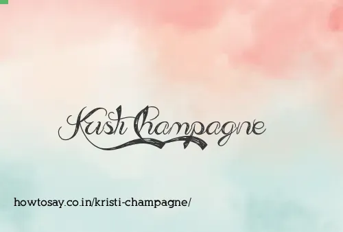 Kristi Champagne