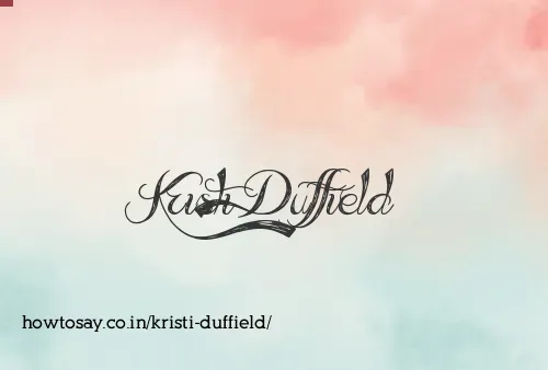 Kristi Duffield